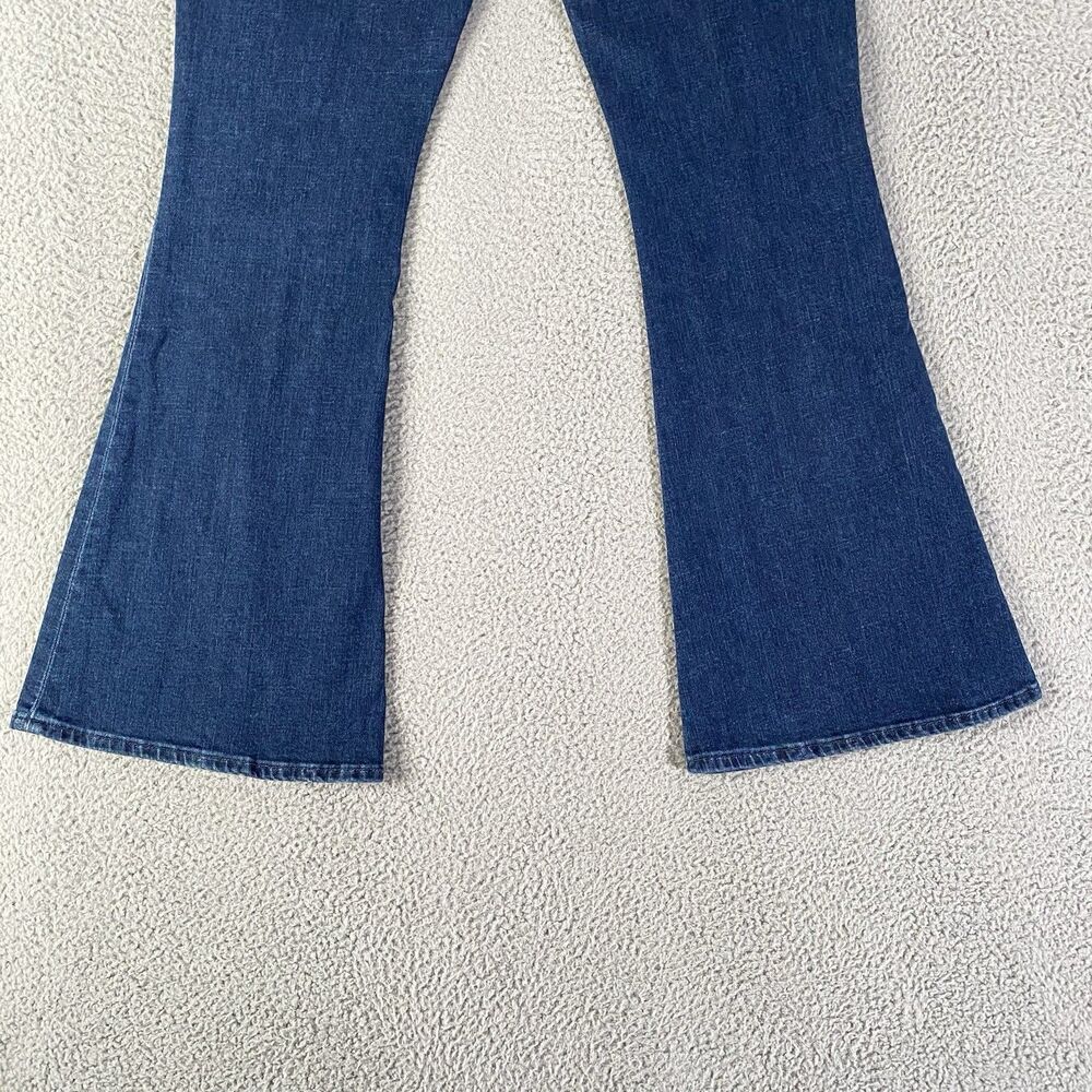Hudson Heidi High Rise Flare Jeans Womens 29 (30x31) Blue Dark Bootcut Boho Y2K - Picture 6 of 11